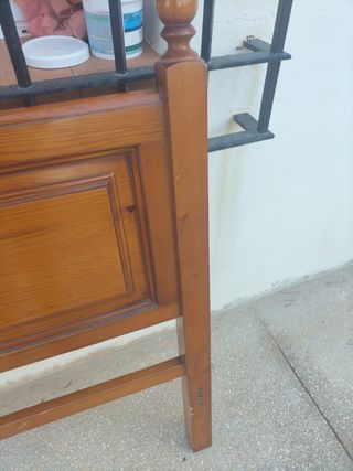 Cabecero doble provenzal color miel