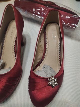 Zapatos y bolso fiesta