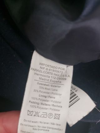 chaquetón marinero Fórmula Joven El Corte Inglés  