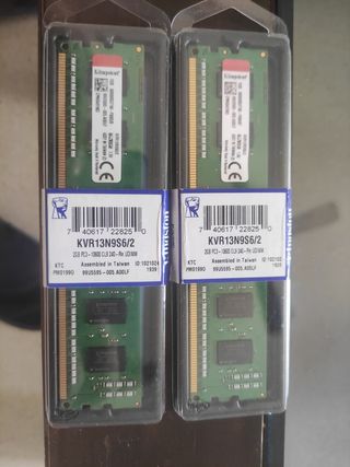 MEMORIA KVRN13N9S6/2 2 GB DDR3