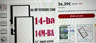 Portátil HP Pavilion 14" 8GB RAM 1TB