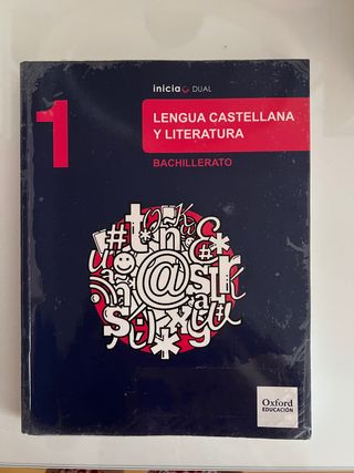 Libro Lengua Castellana ,1 de bachiller , Oxford