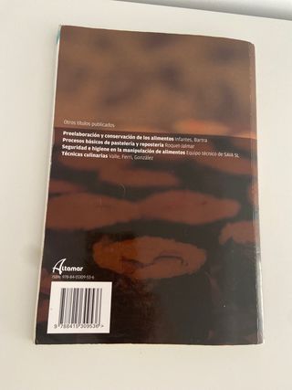 libro Seguridad e Higiene en la Man. de Alimentos