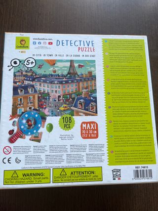 Puzzle  Detective de 108 piezas