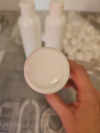 Botella plástico para cosmética