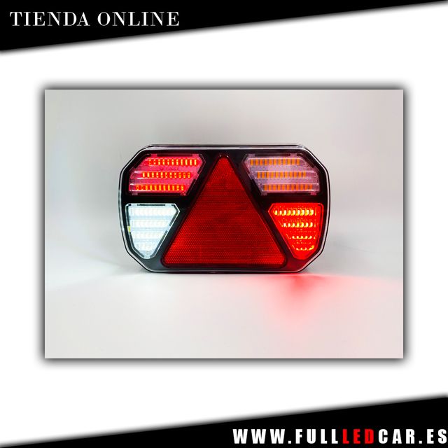 PILOTOS LED TRASEROS 7 FUNCIONES CON TRIANGULOS