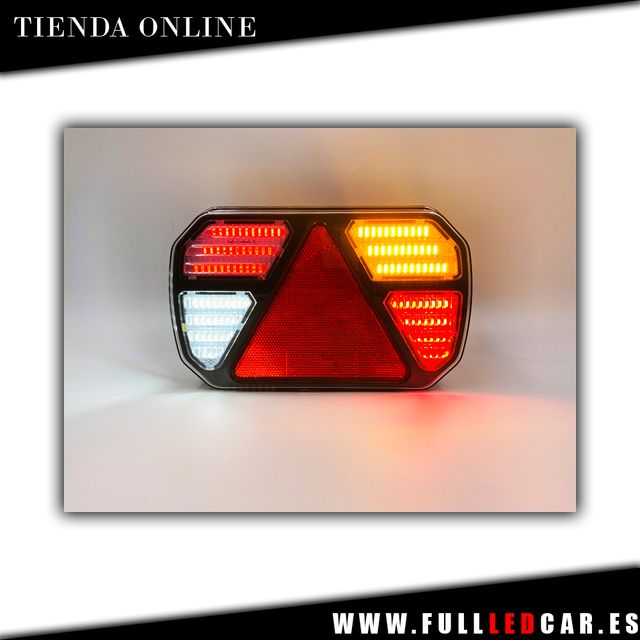 PILOTOS LED TRASEROS 7 FUNCIONES CON TRIANGULOS