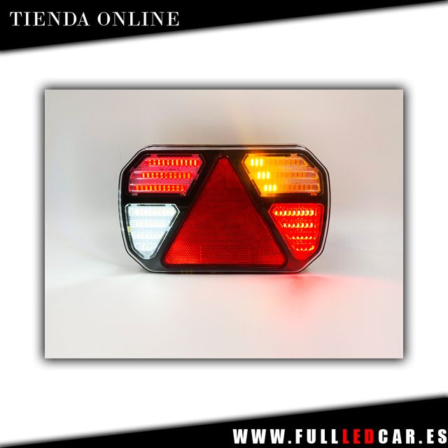 PILOTOS LED TRASEROS 7 FUNCIONES CON TRIANGULOS