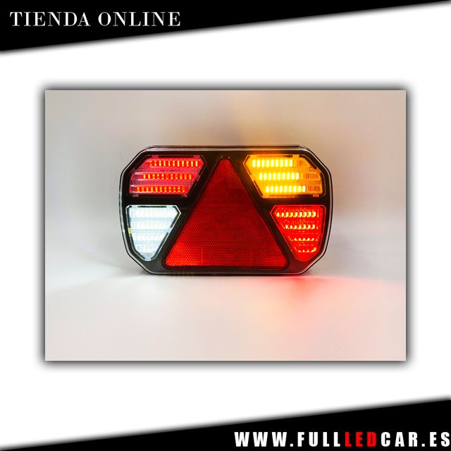 PILOTOS LED TRASEROS 7 FUNCIONES CON TRIANGULOS