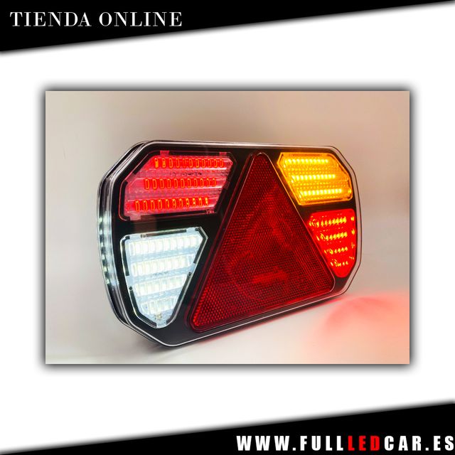 PILOTOS LED TRASEROS 7 FUNCIONES CON TRIANGULOS