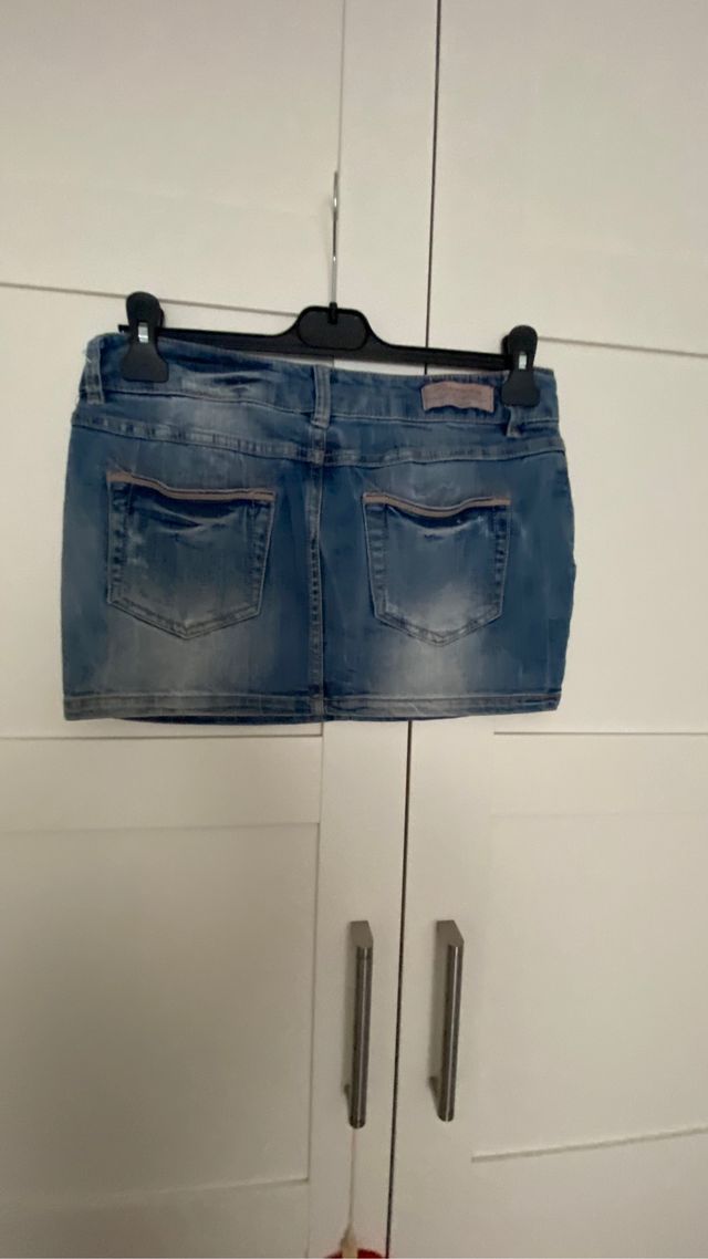 minifalda vaquera