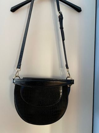 Bolso de efecto cocodrilo