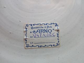 Vaso in ceramica artigianale Toscana Arno