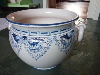 Vaso in ceramica artigianale Toscana Arno