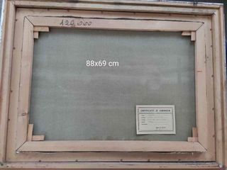 Dipinto olio su tela A.De Simone "Parigi"