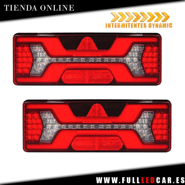 PILOTOS LED NEON TRASEROS CINCO FUNCIONES 12V 24V