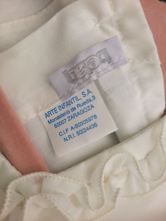 Vestido de ceremonia niña 12-24 meses