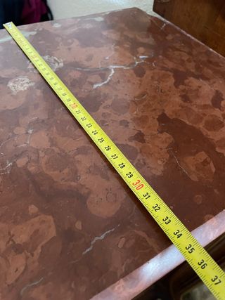 Vestidor mármol y madera vintage espejo y cajones.