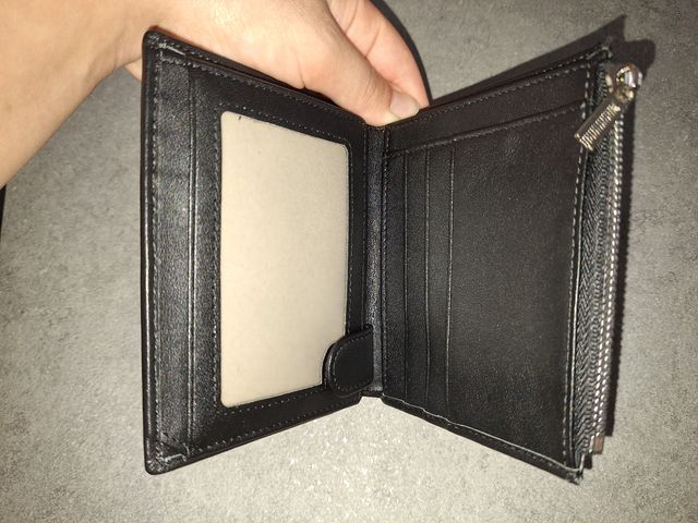 Portafogli uomo pelle nera