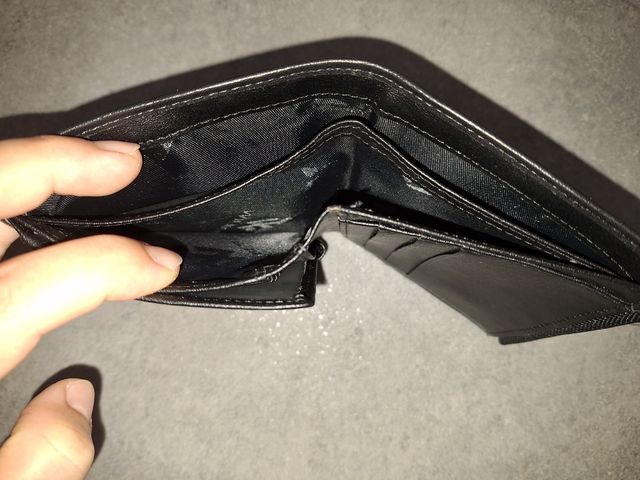 Portafogli uomo pelle nera