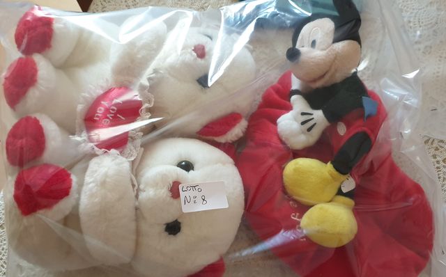 LOTTO N. 8 PELUCHES VARI
