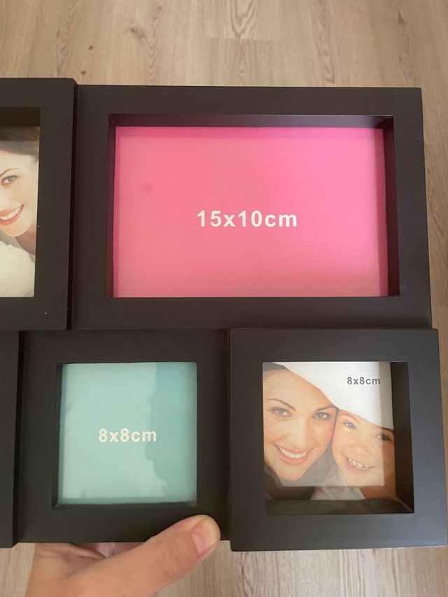 Marco de 5 fotos diferentes medidas