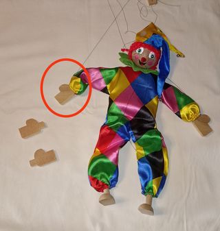 Manos muñeco 100 piezas (manualidades)