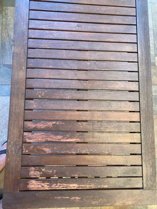 conjunto exterior jardín de madera