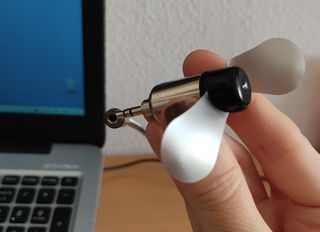Lámpara USB portátil y ventilador