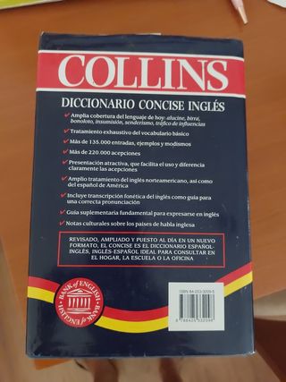 Collins diccionario Concise Inglés