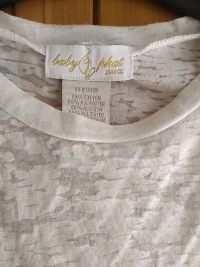 Camiseta blanca mujer Baby Phat