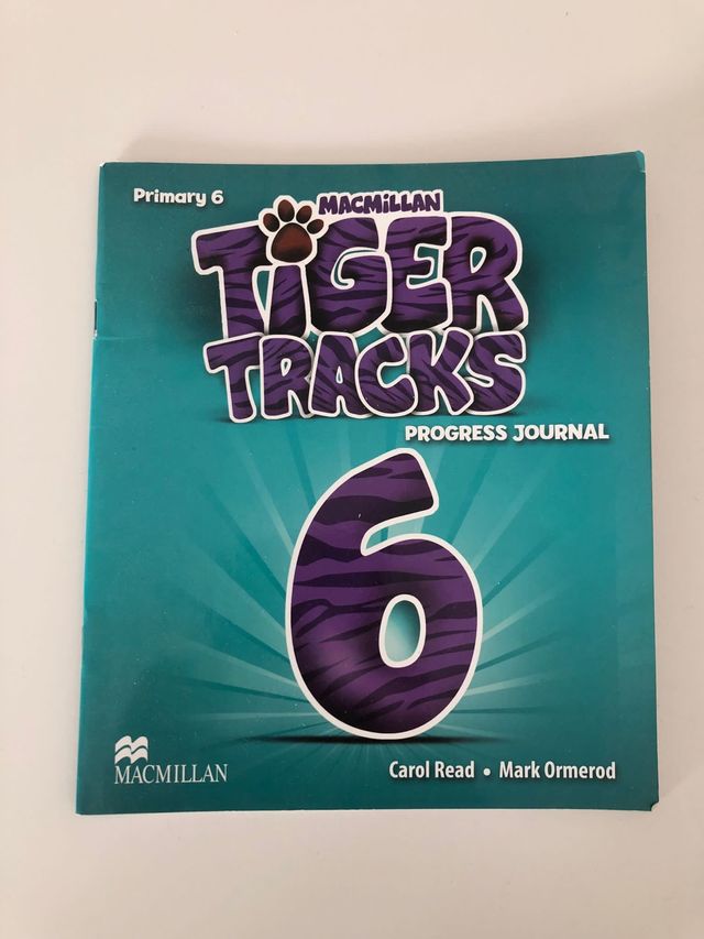 Libro de ungles Tiger Tracks 6 primary