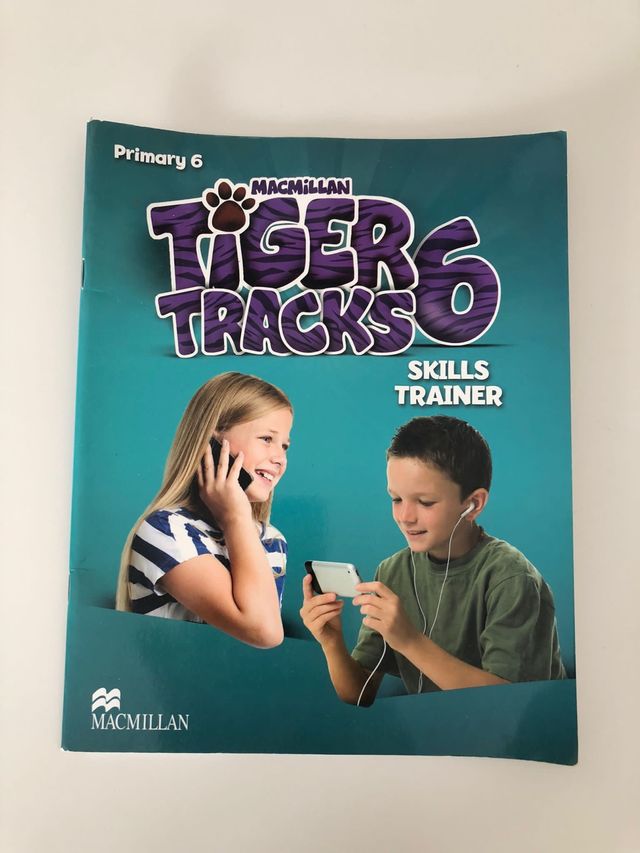 Libro de ungles Tiger Tracks 6 primary