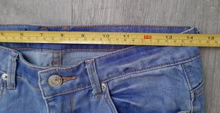 Pantalón vaquero elástico mujer