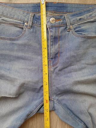 Pantalón vaquero elástico mujer