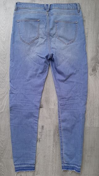 Pantalón vaquero elástico mujer