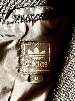 Chaqueta Cuero y Lana Adidas Originals.
