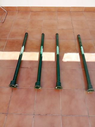 Poster de acero PVC verde para vallas