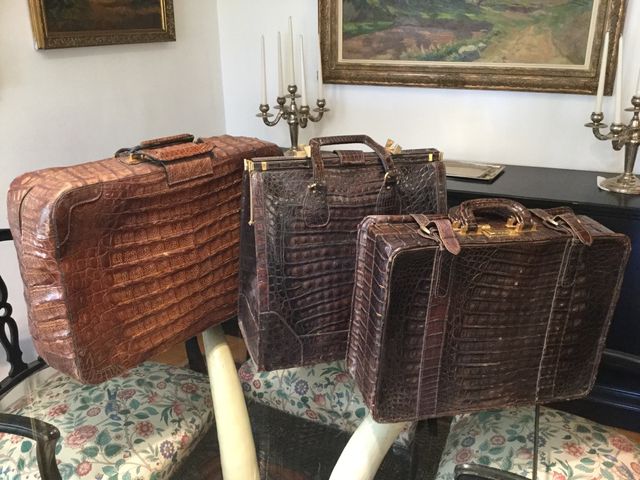 Maletas originales de cocodrilo