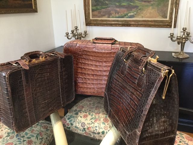 Maletas originales de cocodrilo