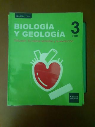 Libros de biología y geología 3º eso (3 libros)