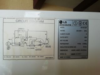 Mini nevera LG