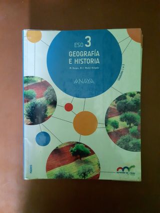 Libros de Geografía e Historia 3 ESO
