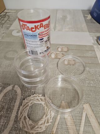 Contenedor apilable plástico