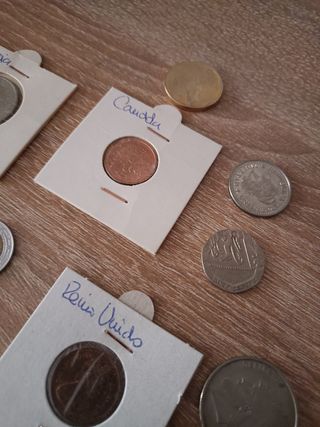 Colección de Monedas Antiguas de Países 