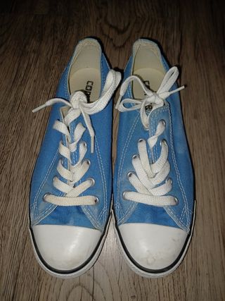 Zapatillas all star converse azul