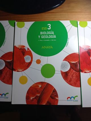 Libros de Biología y Geología 3°ESO