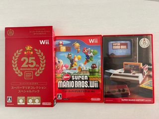 Super Mario Wii 25 Aniversario (leer descripción).