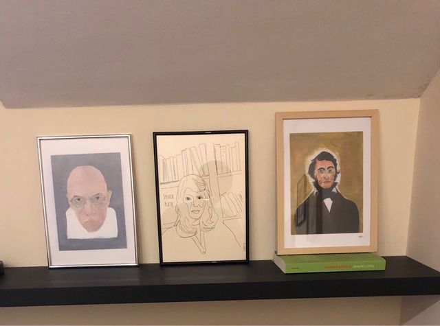 Michel Foucault Filosofía Libreria Decoración