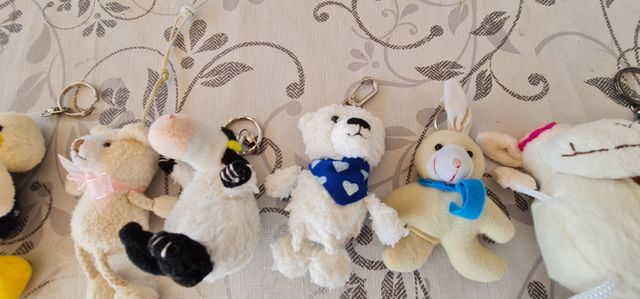 LOTTO N. 1 - 12 PELUCHES Portachiavi